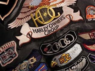 Badges that can be won in the Harley-Davidson brand community