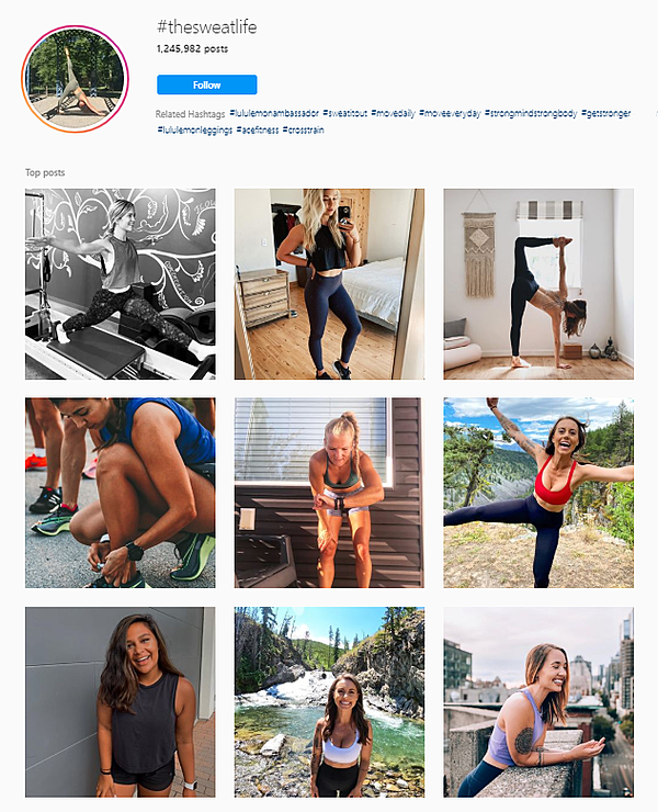 lululemon ambassador instagram